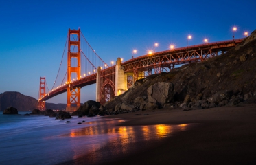 Obr. 1: Most Golden Gate (zdroj https://cs.wikipedia.org/wiki/Golden_Gate_Bridge)