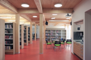 Obr. 18: Nový interiér knihovny
