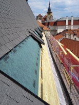 Izolace z fenolické pěny se uplatnily při rekonstrukci střechy kostela sv. Anny v Praze, realizace H & B delta, s. r. o.