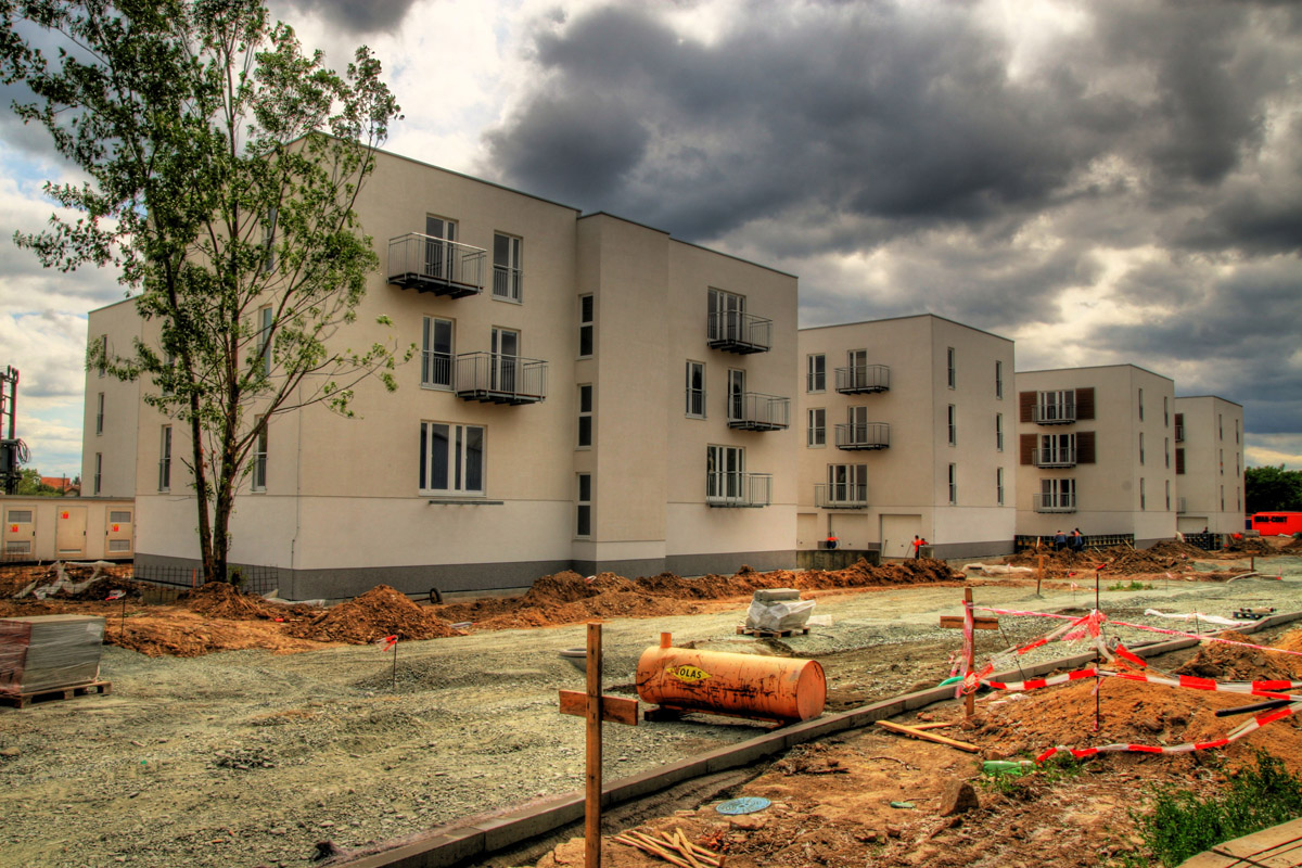 Třípodlažní bytový dům firmy RD Rýmařov, Brno-Dolní Heršpice