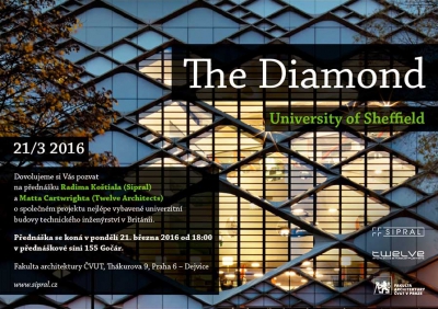 Přednáška The Diamond – fasáda nové budovy sheffieldské univerzity