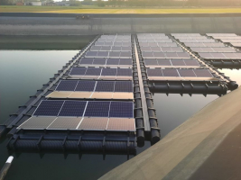 Řešení ClicFloats slouží k instalaci plovoucích solárních panelů na velkých rezervoárech vody využívaných k zavlažování v zemědělství (zdroj: Wavin)