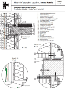 Obr. č. 4 – Napojení stropu na nosnou konstrukci (vsazený systém)